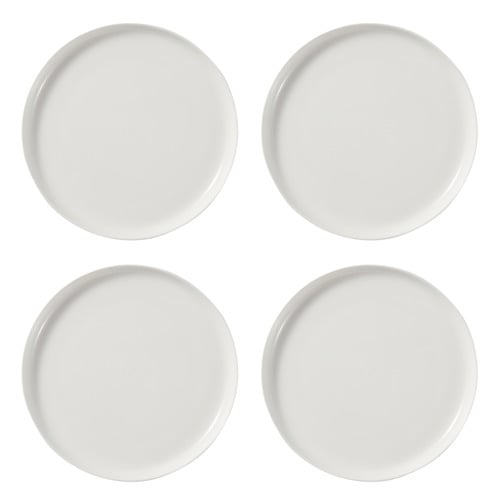 White Basics High Rim Plates