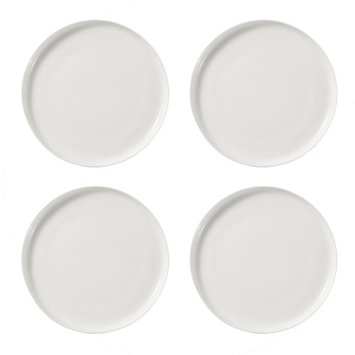 White Basics High Rim Plates