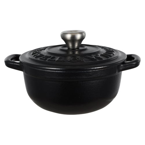 Black 260ml Cast Iron Cocotte