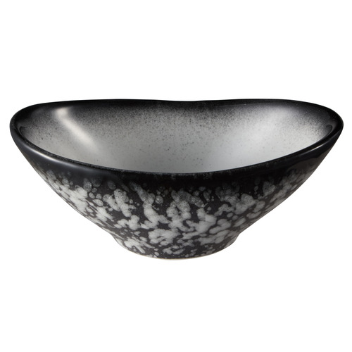 Granite Caviar Oval Porcelain Sauce Bowls