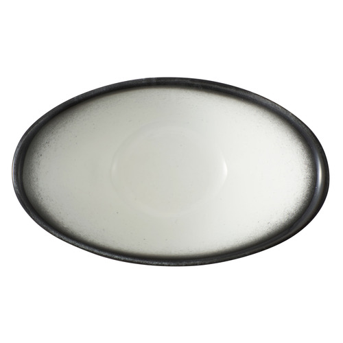 Granite Caviar Oval Porcelain Sauce Bowls