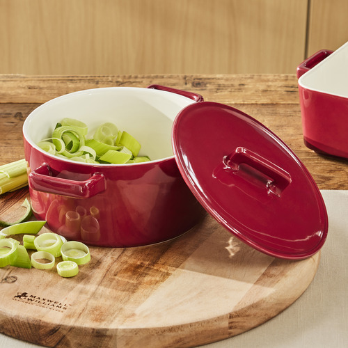 Epicurious Bordeaux Round Casserole