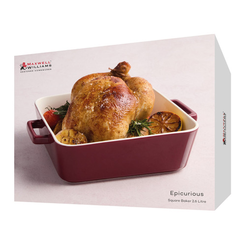Epicurious Bordeaux Square Porcelain Baking Dish