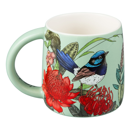 Native Grace Superb Fairy Wren 350ml Porcelain Mugs