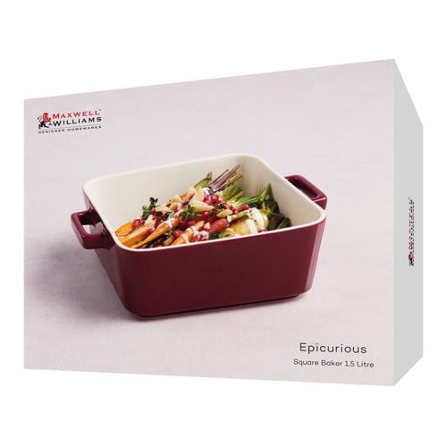Epicurious Bordeaux Square Porcelain Baking Dish