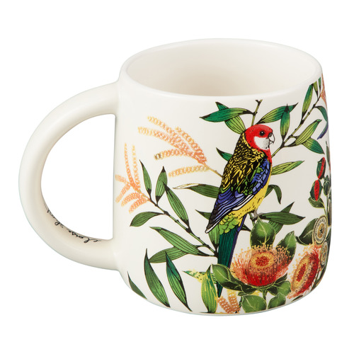 Native Grace Eastern Rosella 350ml Porcelain Mugs