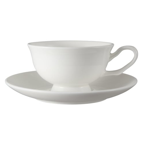 Cashmere Footed 90ml Porcelain Demi Cups & Saucers
