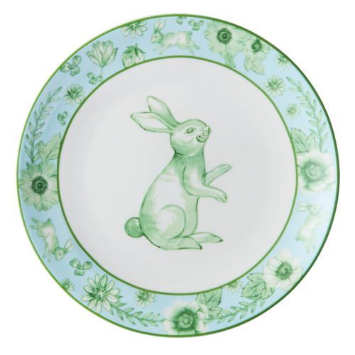 4 Piece Clover & Cottontail 20cm Side Plate Set