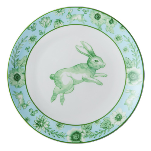 4 Piece Clover & Cottontail 20cm Side Plate Set