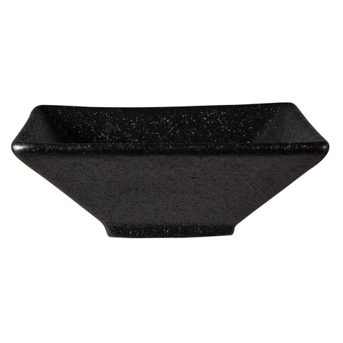 Black Caviar Square Porcelain Sauce Bowls