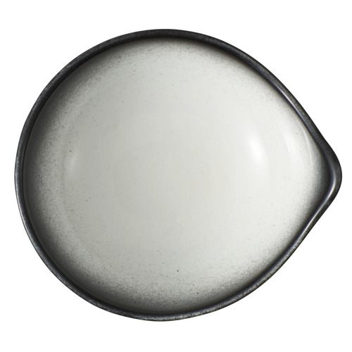 Granite Caviar Handled Porcelain Sauce Bowls