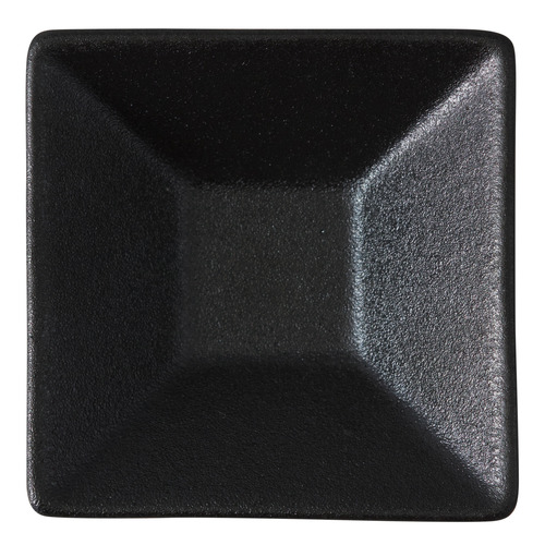 Black Caviar Square Porcelain Sauce Bowls