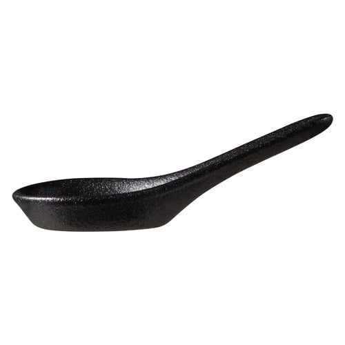 Black Caviar Porcelain Soup Spoons