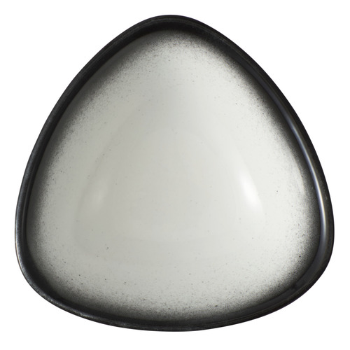 Granite Caviar Triangle Porcelain Sauce Bowls