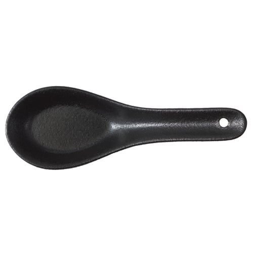 Black Caviar Porcelain Soup Spoons