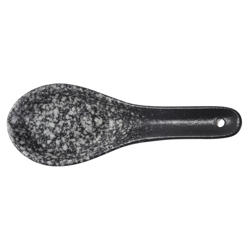 Granite Caviar Porcelain Soup Spoons
