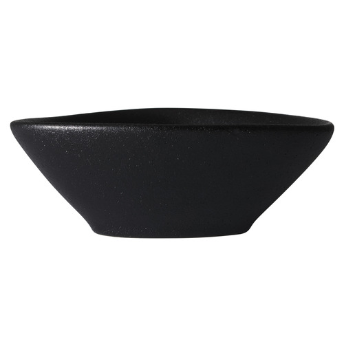 Black Caviar Triangle Porcelain Sauce Bowls