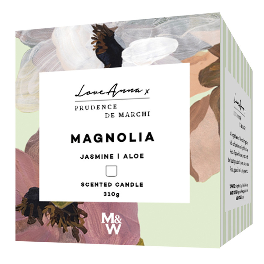 310g Magnolia Prudence De Marchi Scented Candle