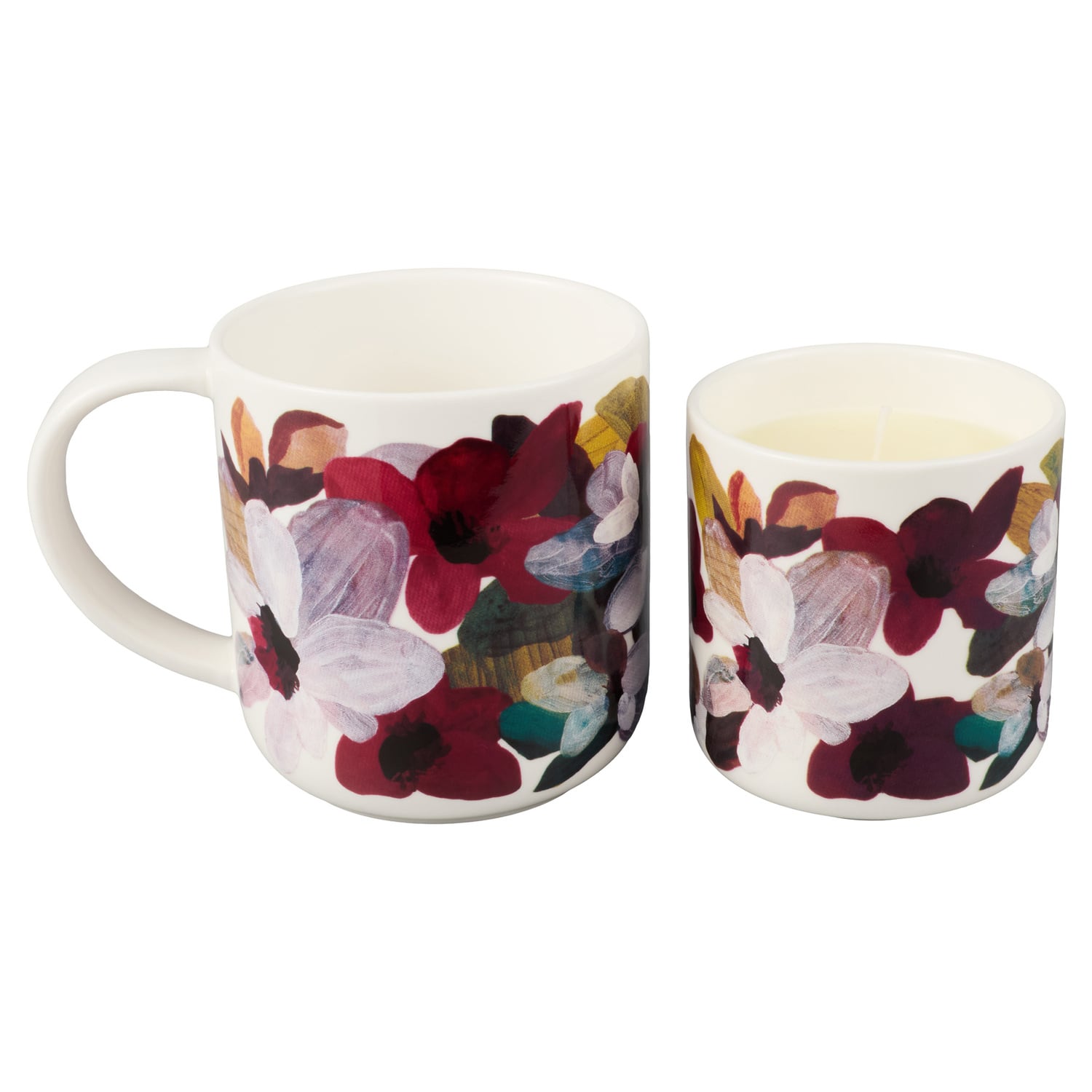 2 Piece Magnolia Prudence De Marchi Mug  & Candle Set