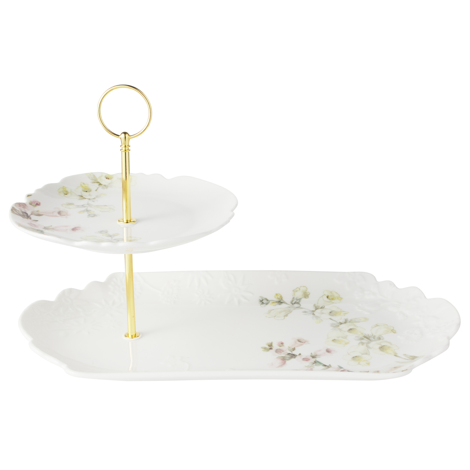 Royal Botanics Garden 2 Tier Porcelain Cake Stand
