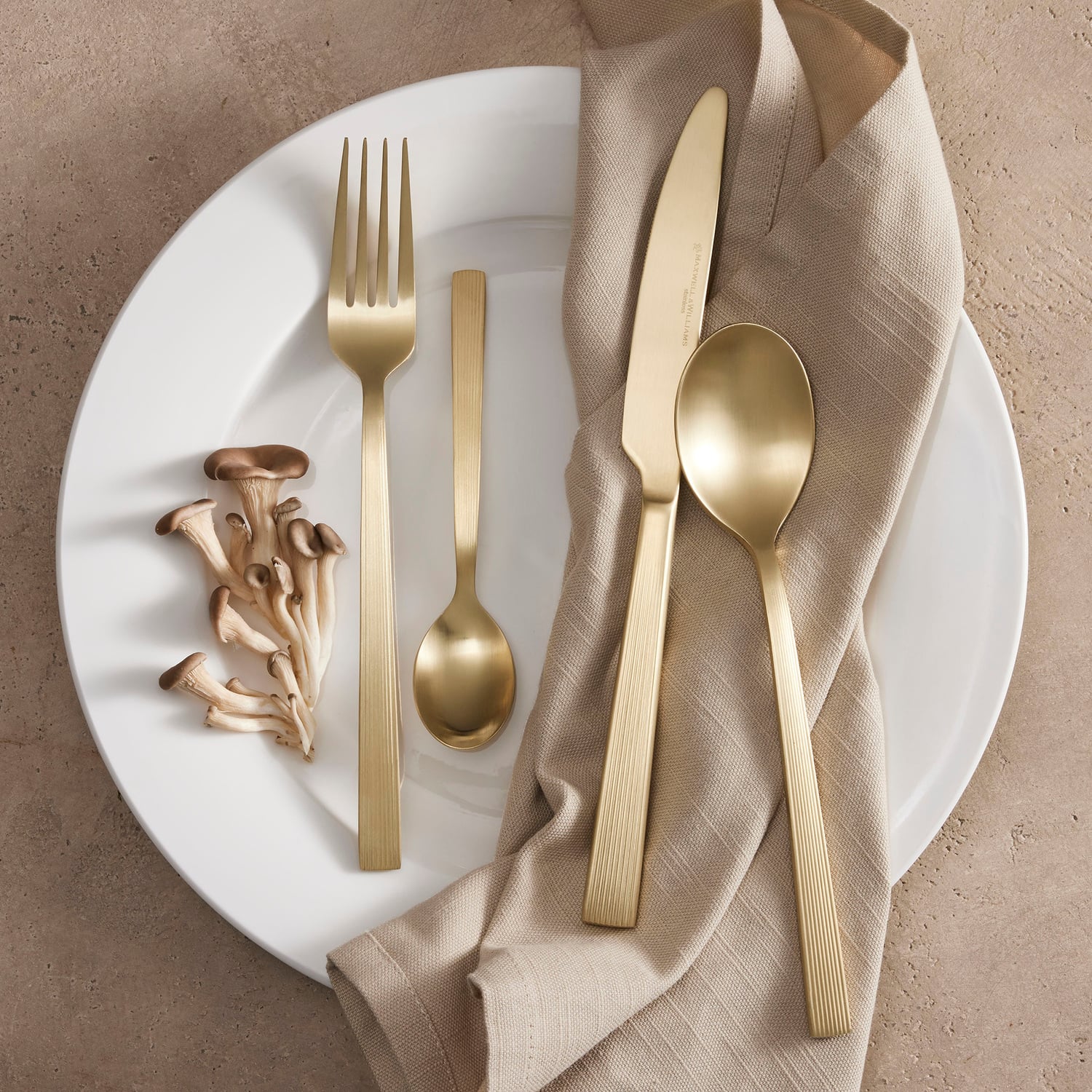 16 Piece Auroline Stainless Steel Cutlery Set