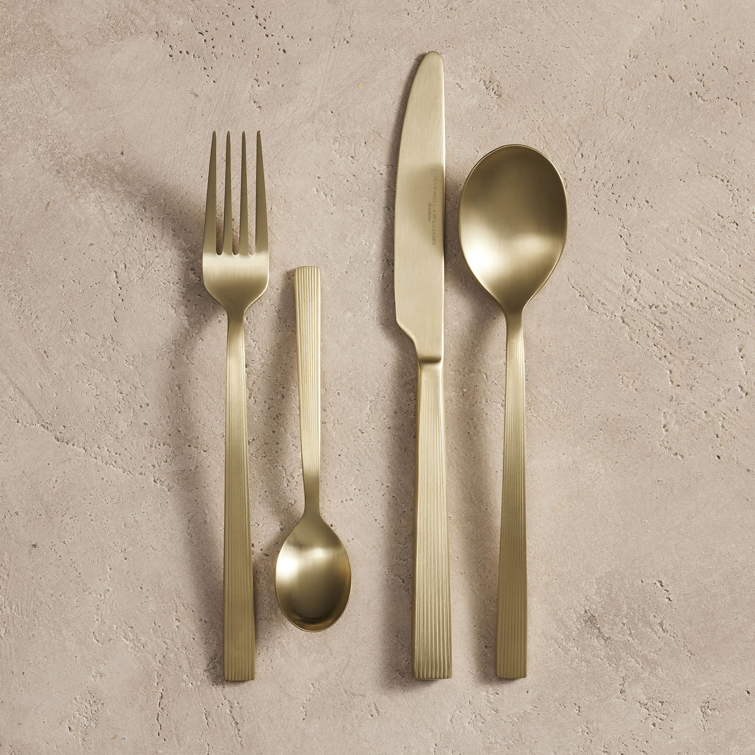 16 Piece Auroline Stainless Steel Cutlery Set