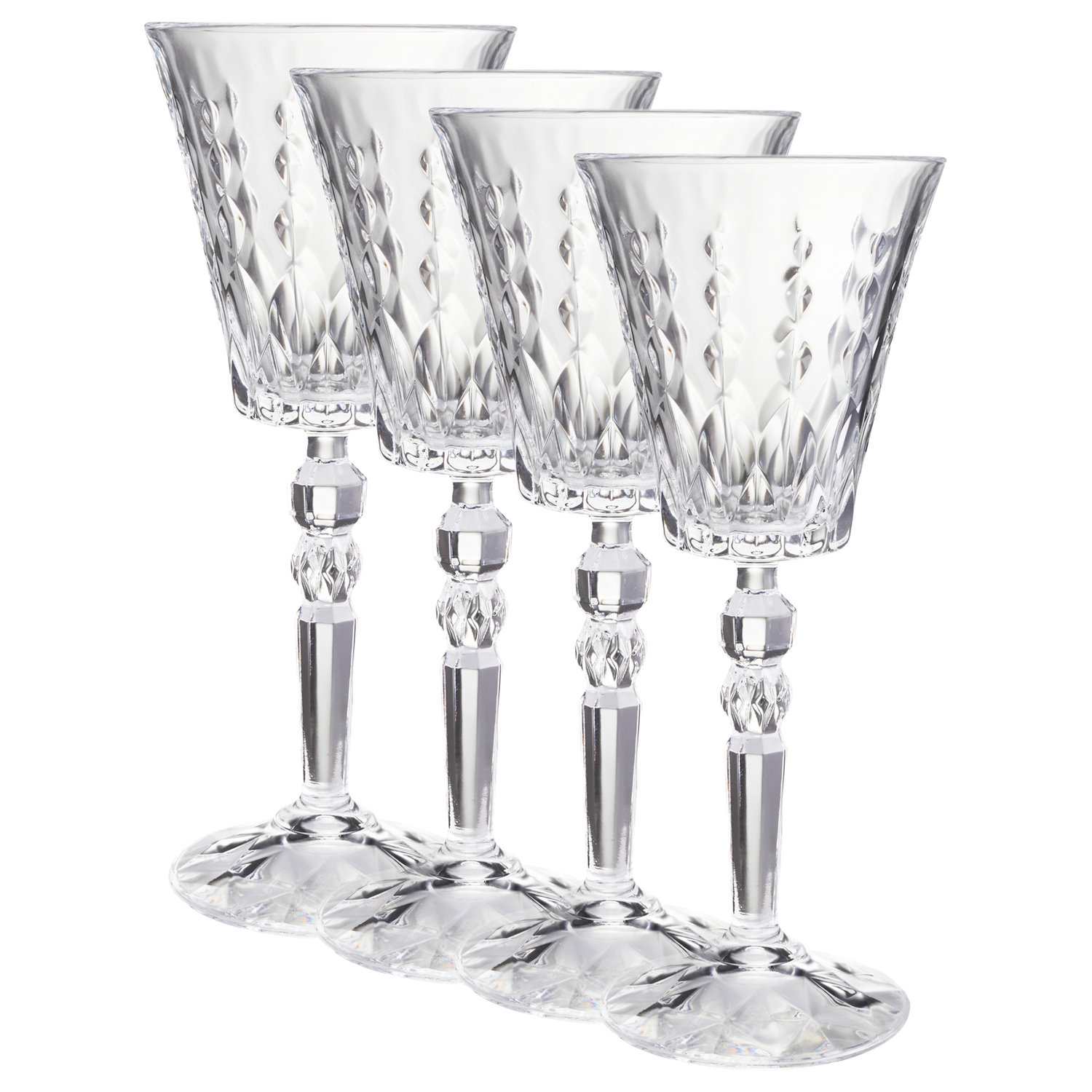 Francesca Porcelain Wine Glasses