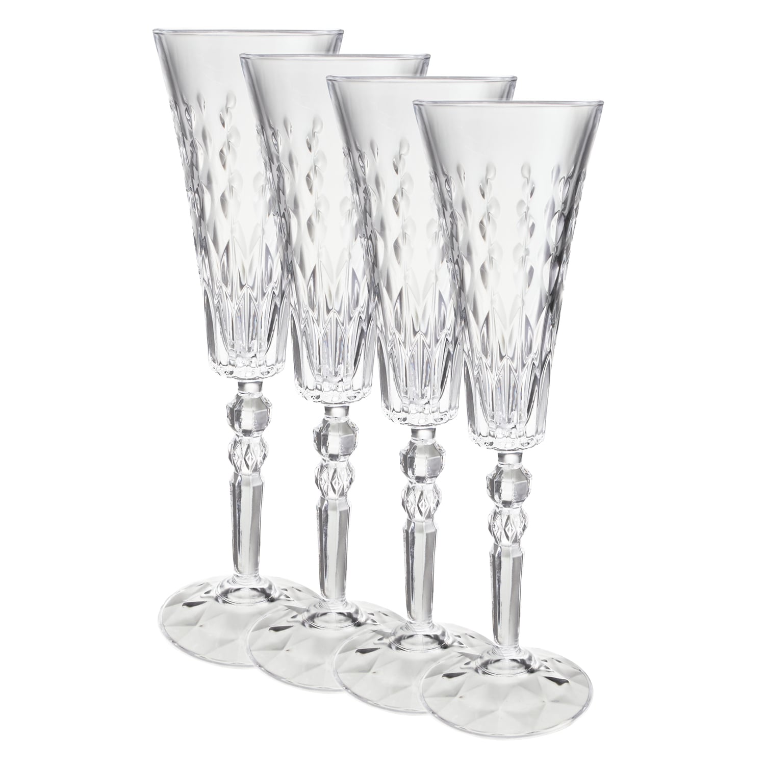 Francesca 160ml Porcelain Champagne Flutes
