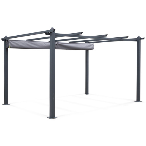 Lily's Patio 405 x 299cm Floreat Retractable Shade Gazebo | Temple ...