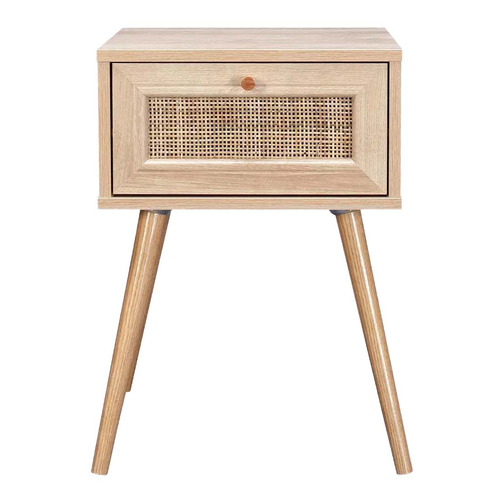 Rumen Rattan Cane Bedside Table Temple & ster
