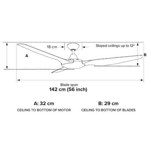 Delta DC Ceiling Fan with WiFi Voice Control