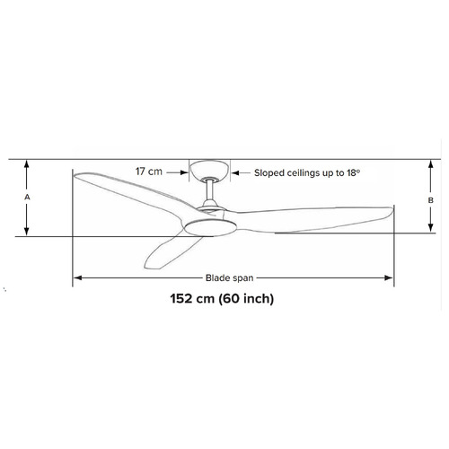 Flume Ceiling Fan with WiFi Voice Control