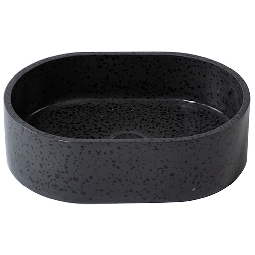 2 Piece Naples Oval Terrazzo Basin & Waste Set