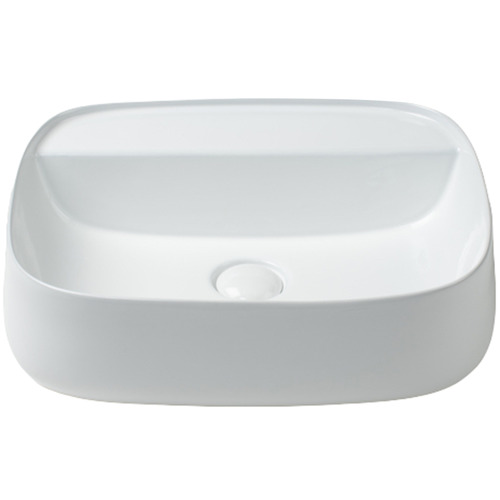 Hampton 500mm Gloss White Ceramic Wall Hung Basin