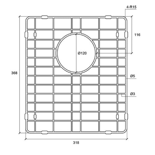Henly 318mm Sink Grids