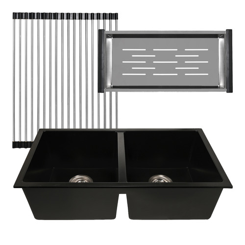 Grange 780mm Double Granite Kitchen Sink Package