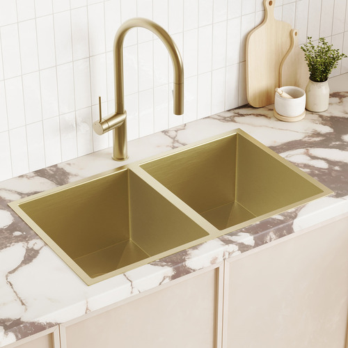 Henley 770mm Double Stainless Steel Kitchen Sink