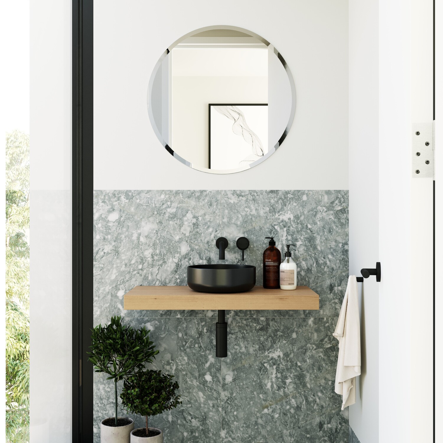 Amaroo 310mm Round Ceramic Above Counter Basin