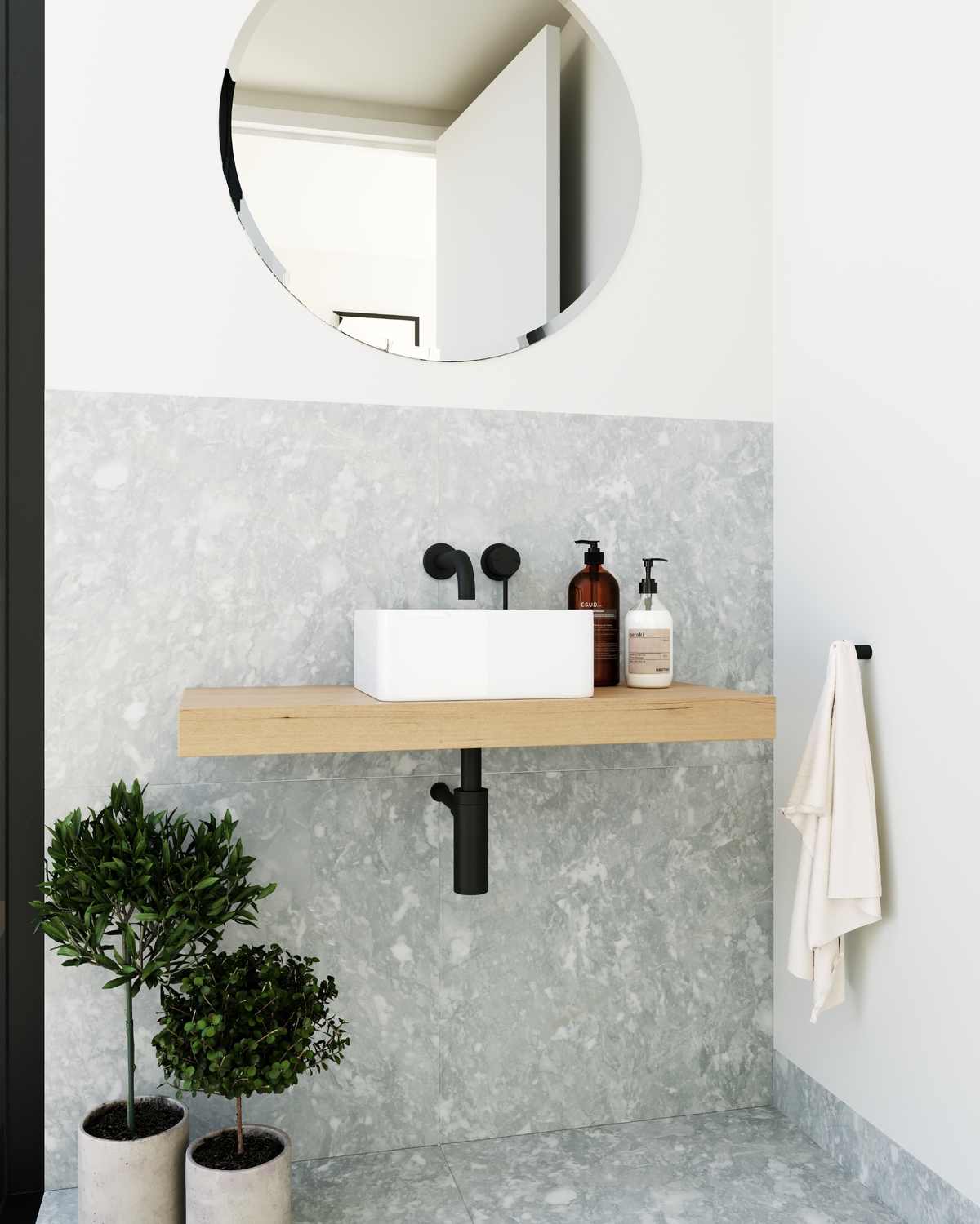 Amaroo 300mm Square Ceramic Above Counter Basin