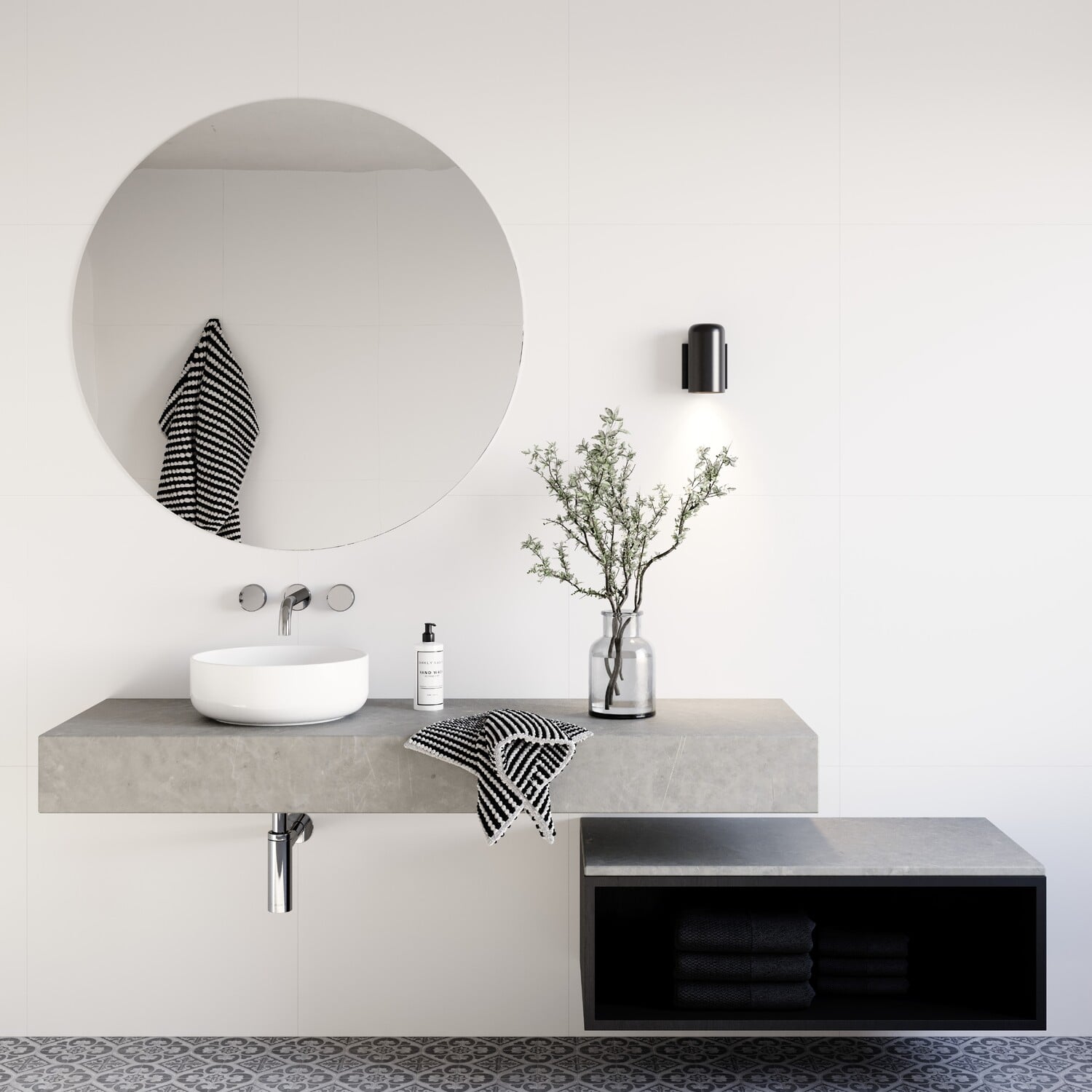 Amaroo 365mm Round Ceramic Above Counter Basin