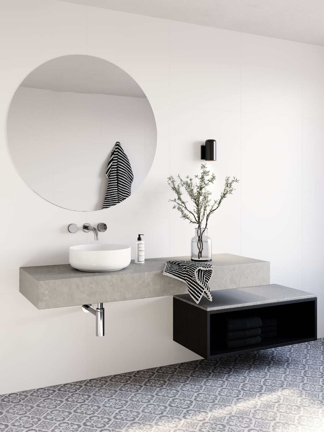 Amaroo 365mm Round Ceramic Above Counter Basin