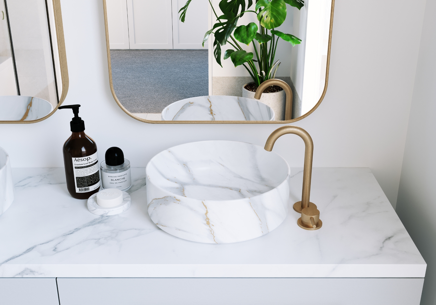 Regency 365mm Round Ceramic Above Counter Basin
