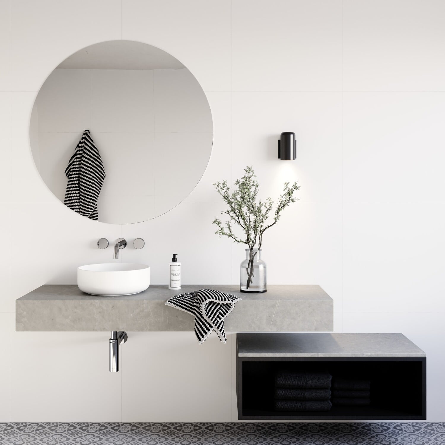 Amaroo 365mm Round Ceramic Above Counter Basin