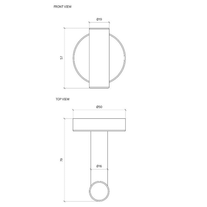 Harper Stainless Steel Robe Hook