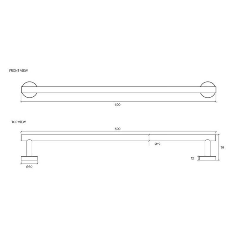 Harper Single Towel Rail