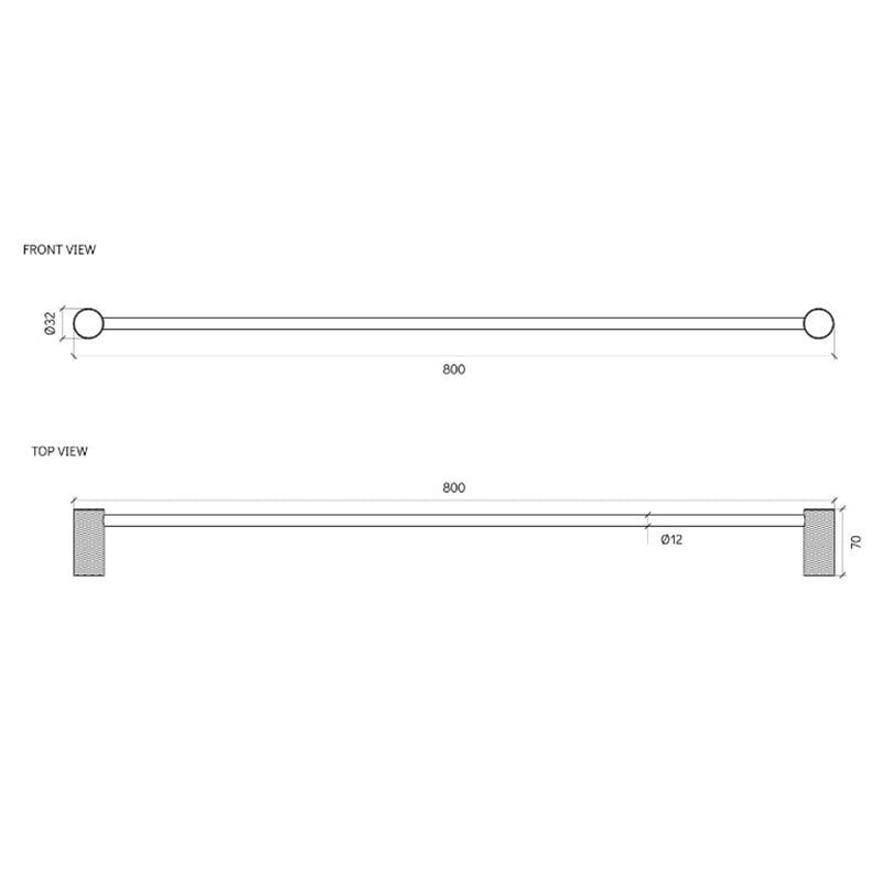 Lexi Single Towel Rail