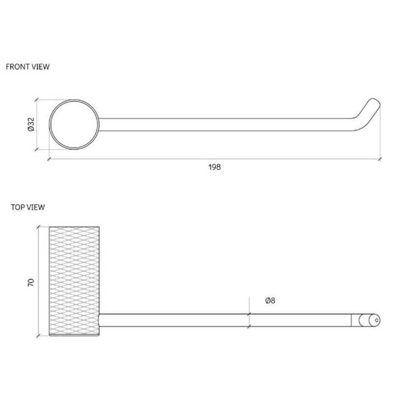 Lexi Stainless Steel Toilet Roll Holder