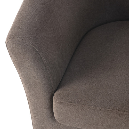 Brown Kobi Velvet Tub Chair