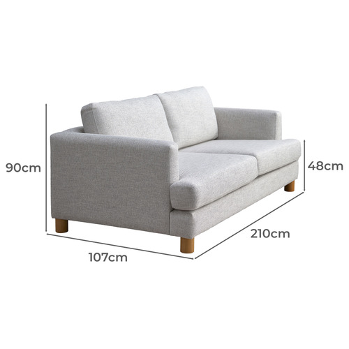 Madison 3 Seater Upholstered Sofa