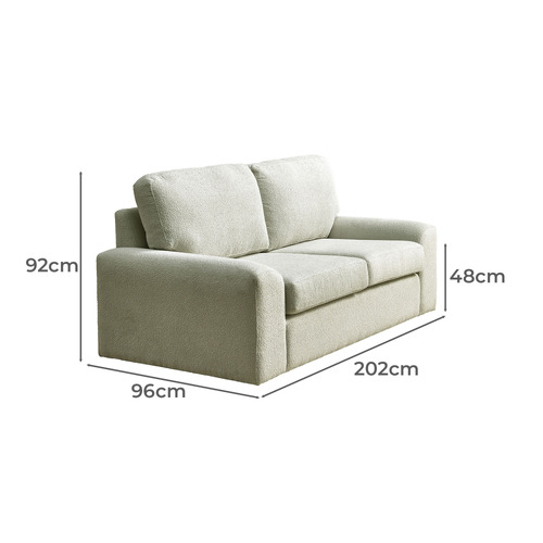 Sophia 2.5 Seater Boucle Sofa